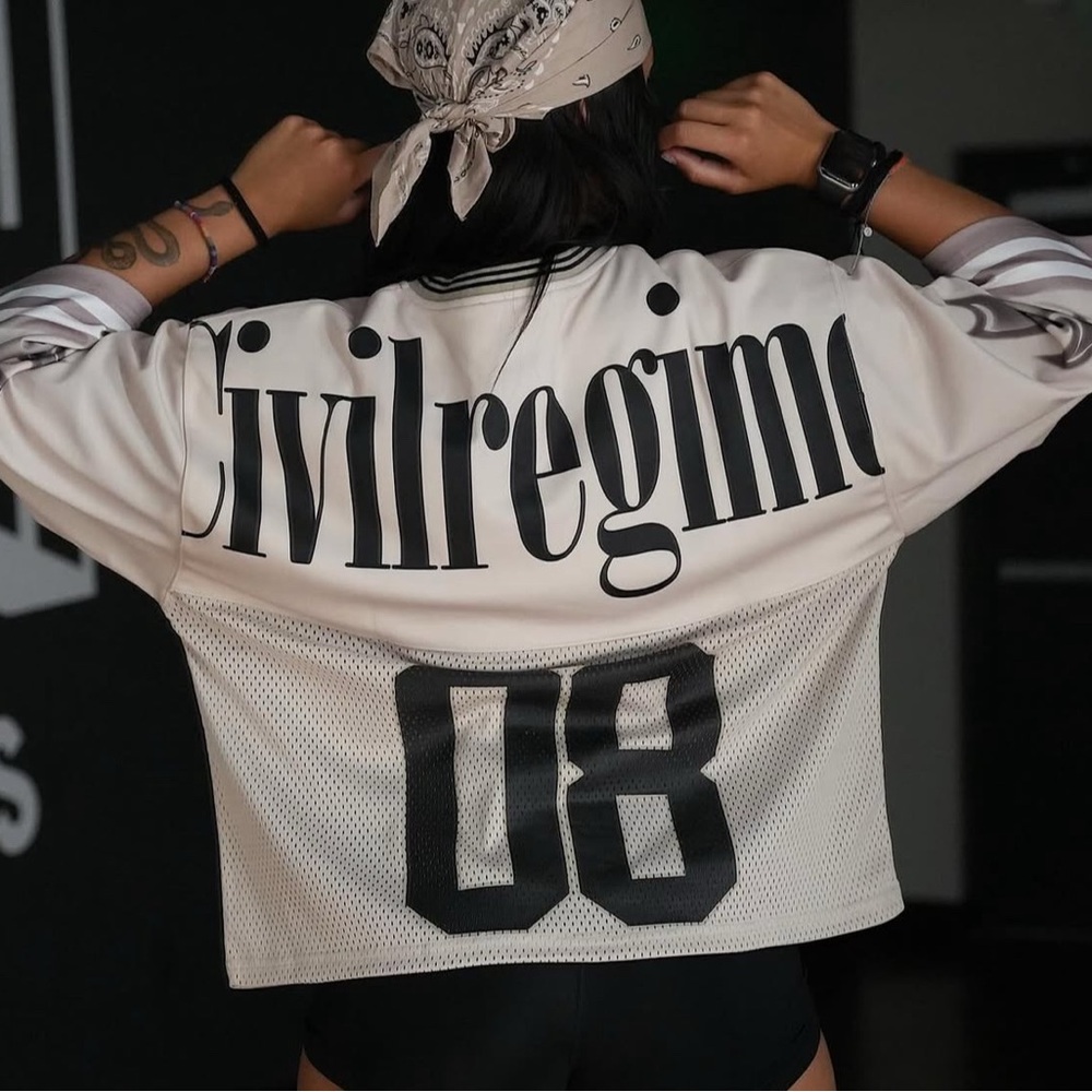 Sold: Civil Regime From Concrete Football Jersey